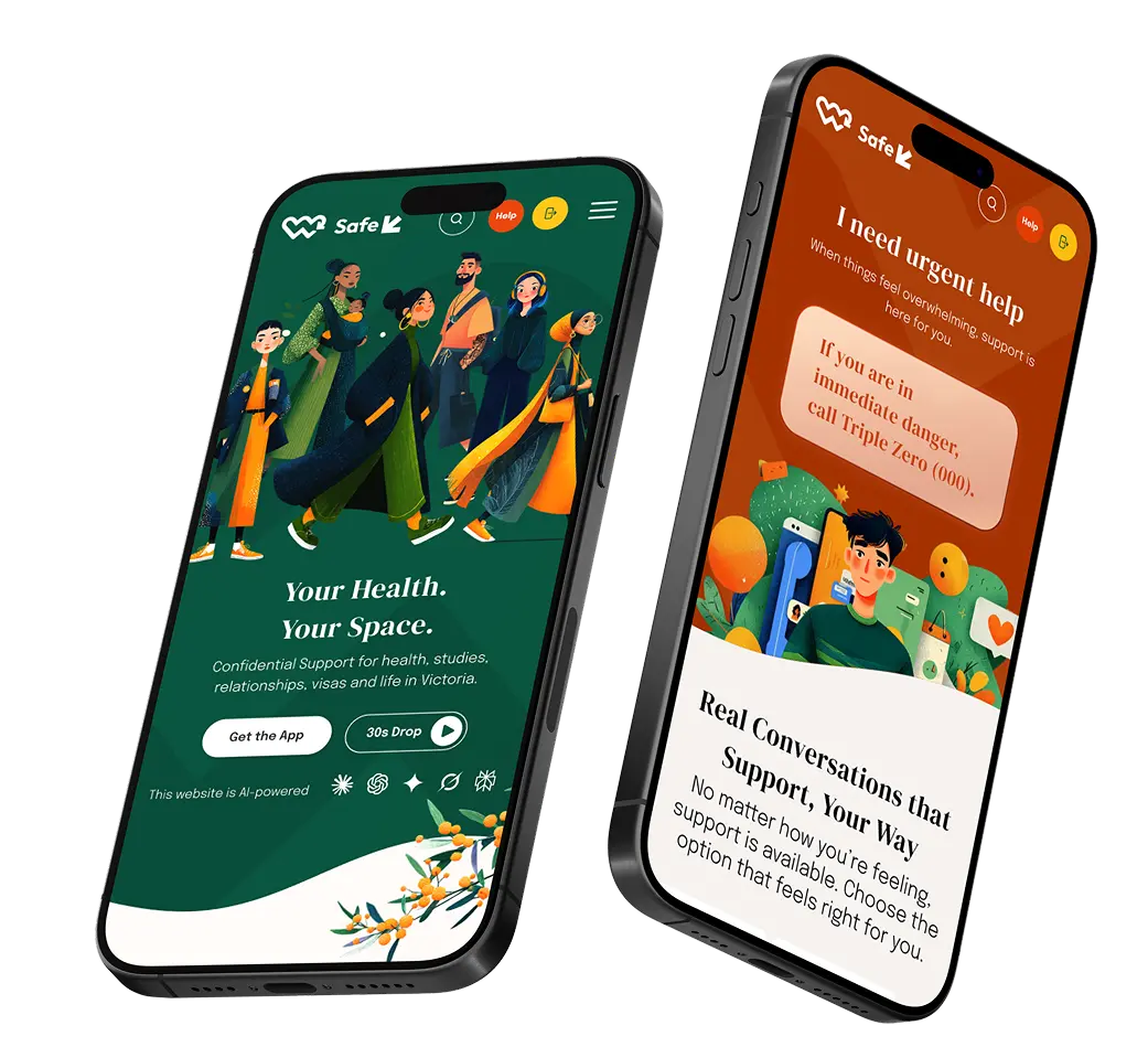 SafeDownUnder result on phone